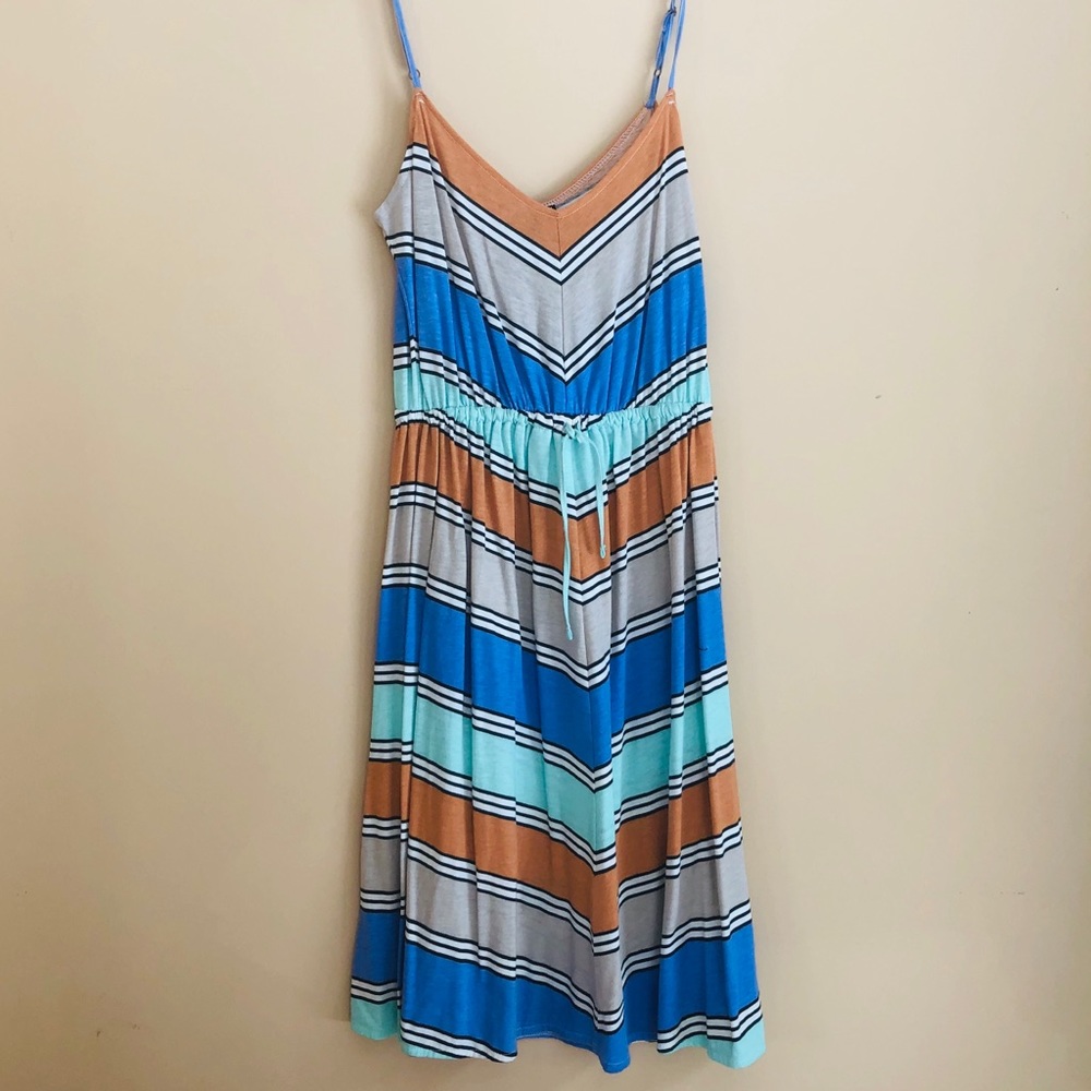 O’Neill Striped Midi Dress | M